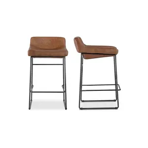 Moes Home Counter Stools Starlet Brown  Contemporary Furniture