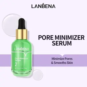 LANBENA Green Tea Pore Minimizer Serum - Peel Off Mask for Nose Chin & Face