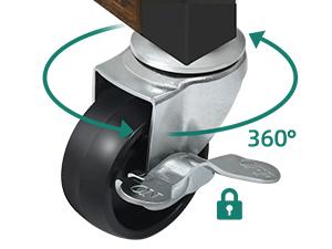 DWVO Kitchen Storage Cart with Power Outlets & Storage Shelves, Kitchen Trolley with Doors