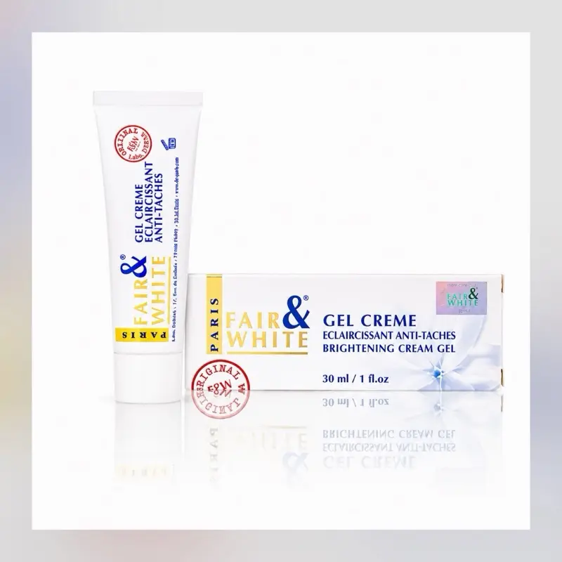 Fair & White Original Gel Cream - 30g / 1 Floz - Eclaircissant Anti-Taches Brightening Cream Gel for Radiant Skin