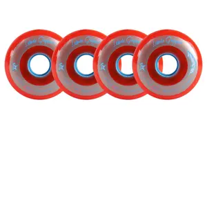 Labeda Roller Hockey Wheels - Gripper Standard 72mm 74A Red (4-Pack)