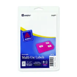 Avery Inkjet Printer ID Label, White, 0.5 x 0.75 In. 1000 Per Pack