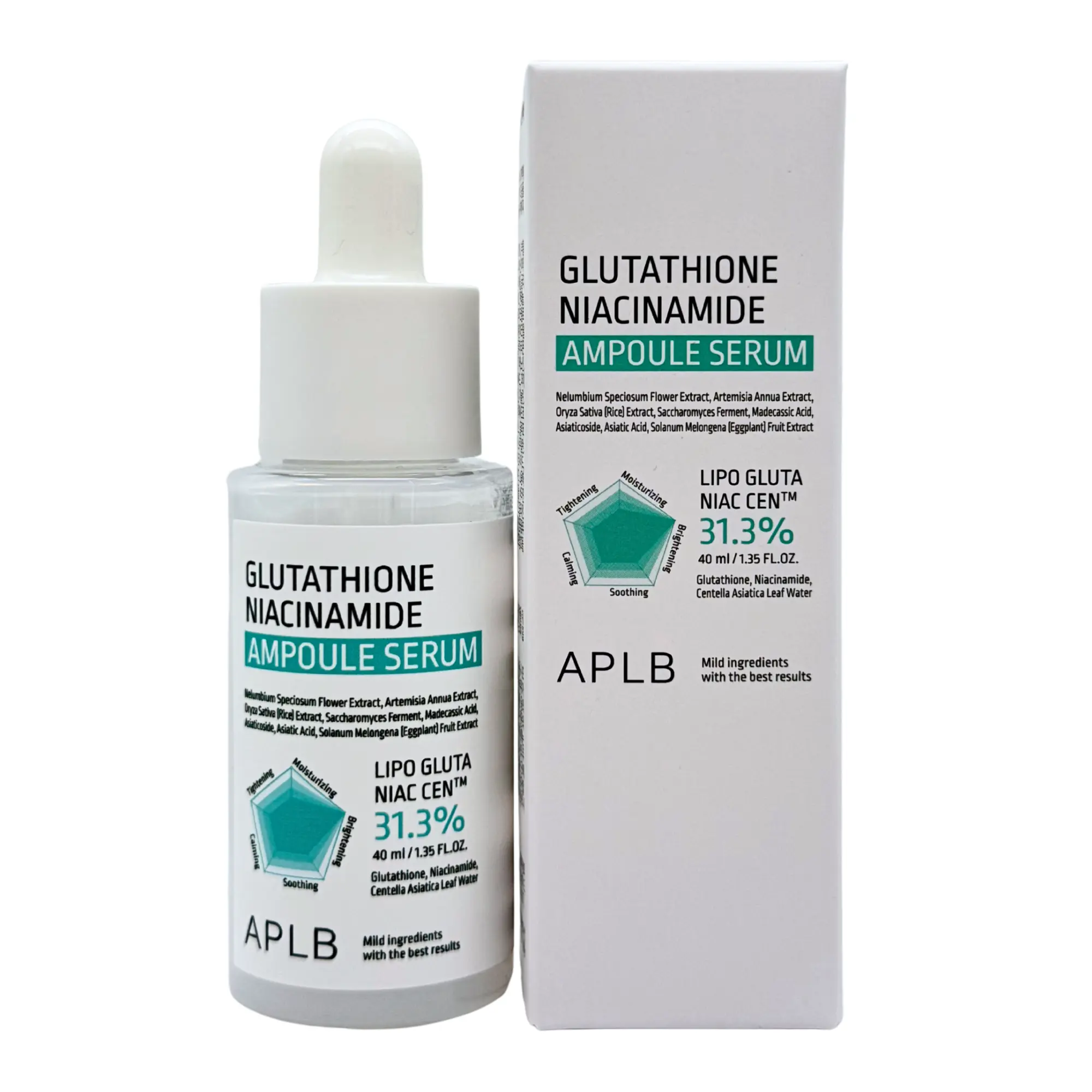 APLB Glutathione Niacinamide Ampoule Serum Brightening & Hydrating LIPO GLUTA NIAC CEN 31.3% -1.35fl.oz Moisturizer - TikTok Shop APLB Glutathione Niacinamide Ampoule Serum Brightening & Hydrating LIPO GLUTA NIAC CEN 31.3% -1.35fl.oz Moisturizer - TikTok Shop