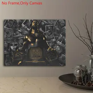 1 Piece/set Frameless Canvas Painting Print Poster,Classic Collage Digital Sports Art,Tribal Chief Roman Reigns Victims,Sports themed,Gift for Professional Wrestling Lovers & Bedroom,Living Room,Office,Wall Decoration