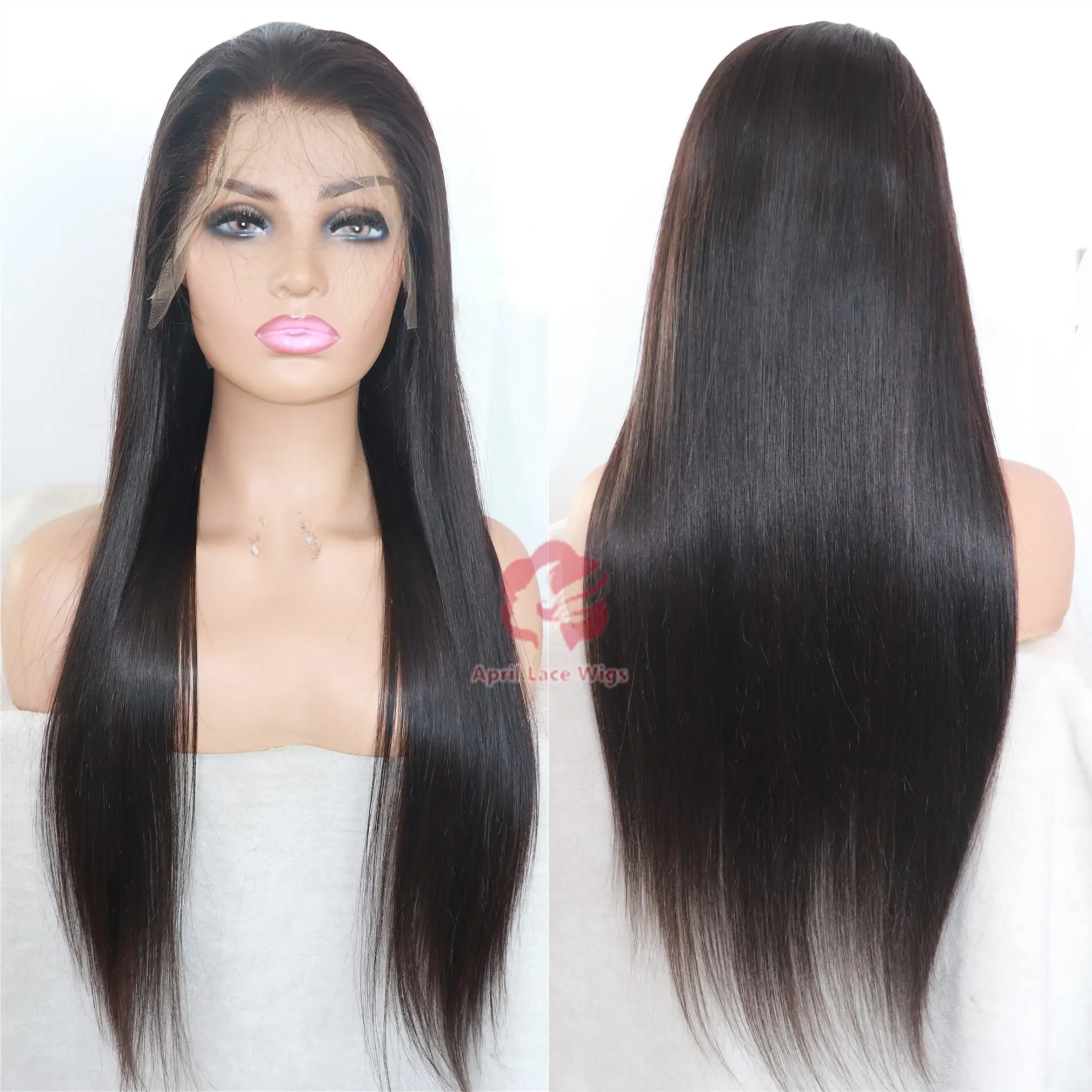 Virgin Human Hair Silk Straight 13x4 13x6 HD Lace Front Wig luxury wigs