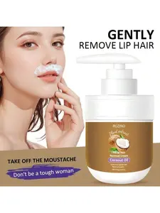 ROZINO GENTLY REMOVE LIP HAIR Mild Non-Irritating Coconut Oil Facial Hair Removal Cream for No Black Spot
