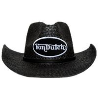 Black and White 'Vintage Ranch' Cowboy Hat