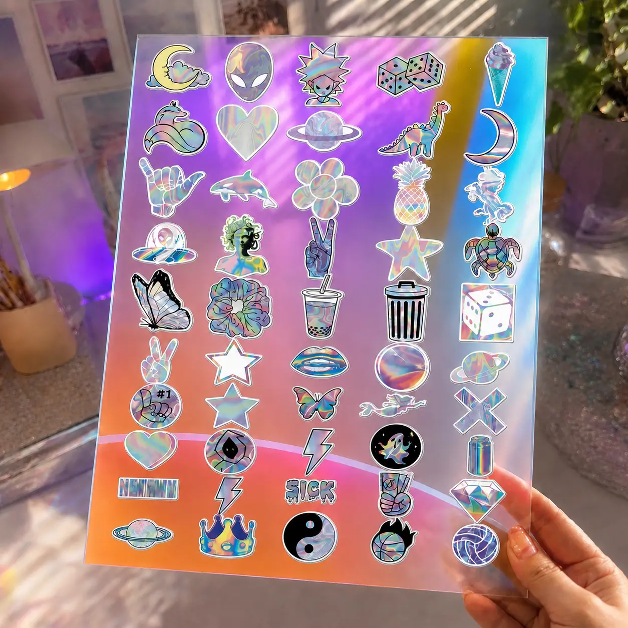 Cool Aesthetic Stickers Pack – 200PCS Waterproof Vinyl Stickers | Y2K Indie Street Vibe, Laptop & Skateboard Decals, Everyday Aesthetic Expression