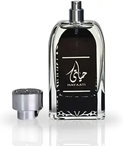 Hayaati for Men EDP Spray 100ML (3.4 OZ) by Ard Al Zaafaran | Long Lasting, Refreshingly Spicy & Woody Aroma.