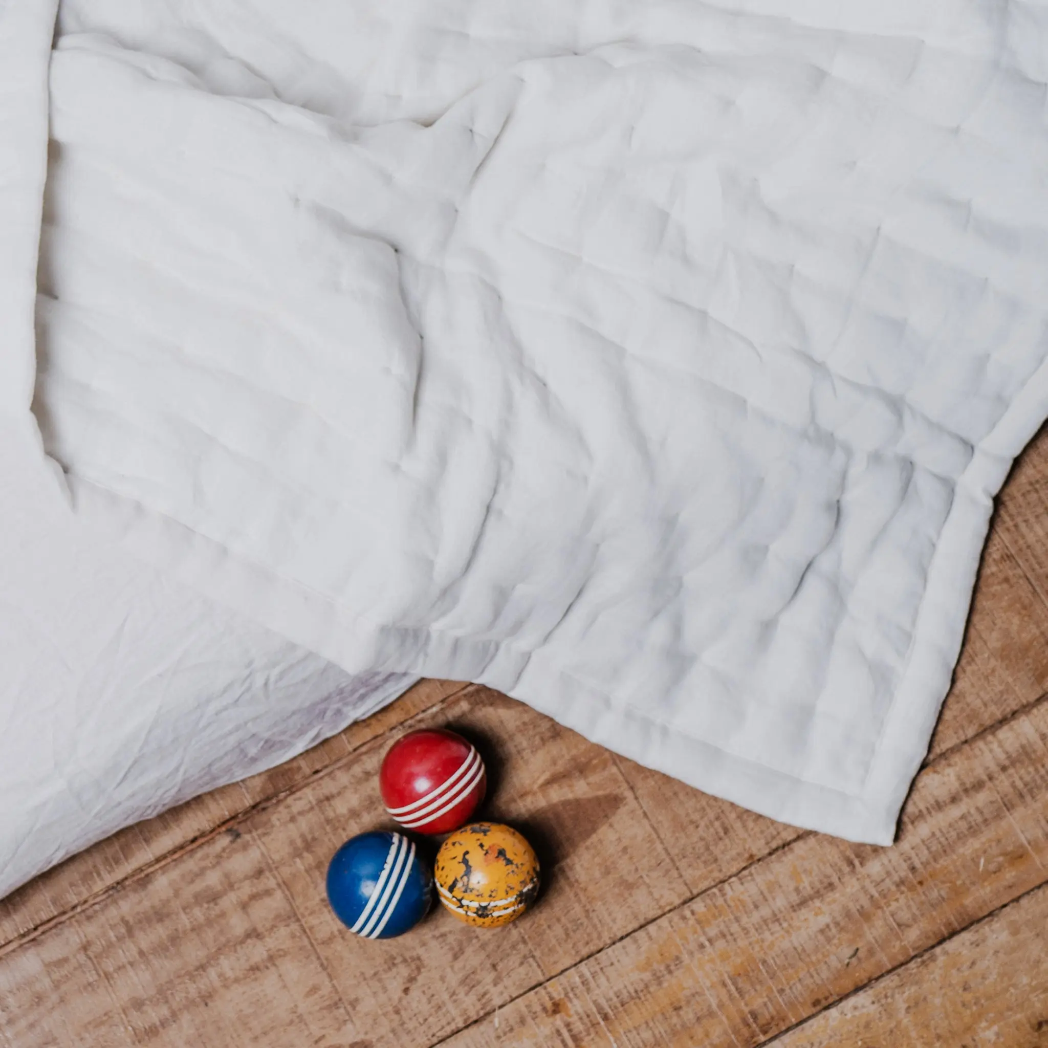 Lilla & Charles French Linen Crib Fitted Sheet 100% European Flax 165 GSM OEKO-TEX® Standard 100 Machine Washable 28" x 53" x 9" Depth - Bedding Supplies
