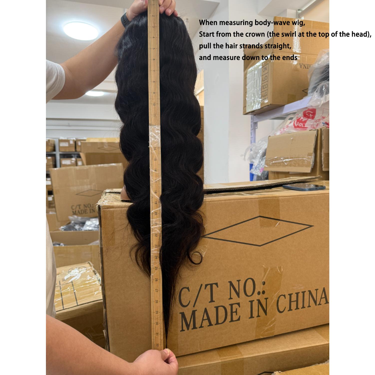 13x6 Lace Front Wigs Human Hair for Women 180% Pre Plucked Straight & Body Wave HD Lace Frontal Wigs Natural Black Color Medium Cap Size 22.5inch Glueless Wig