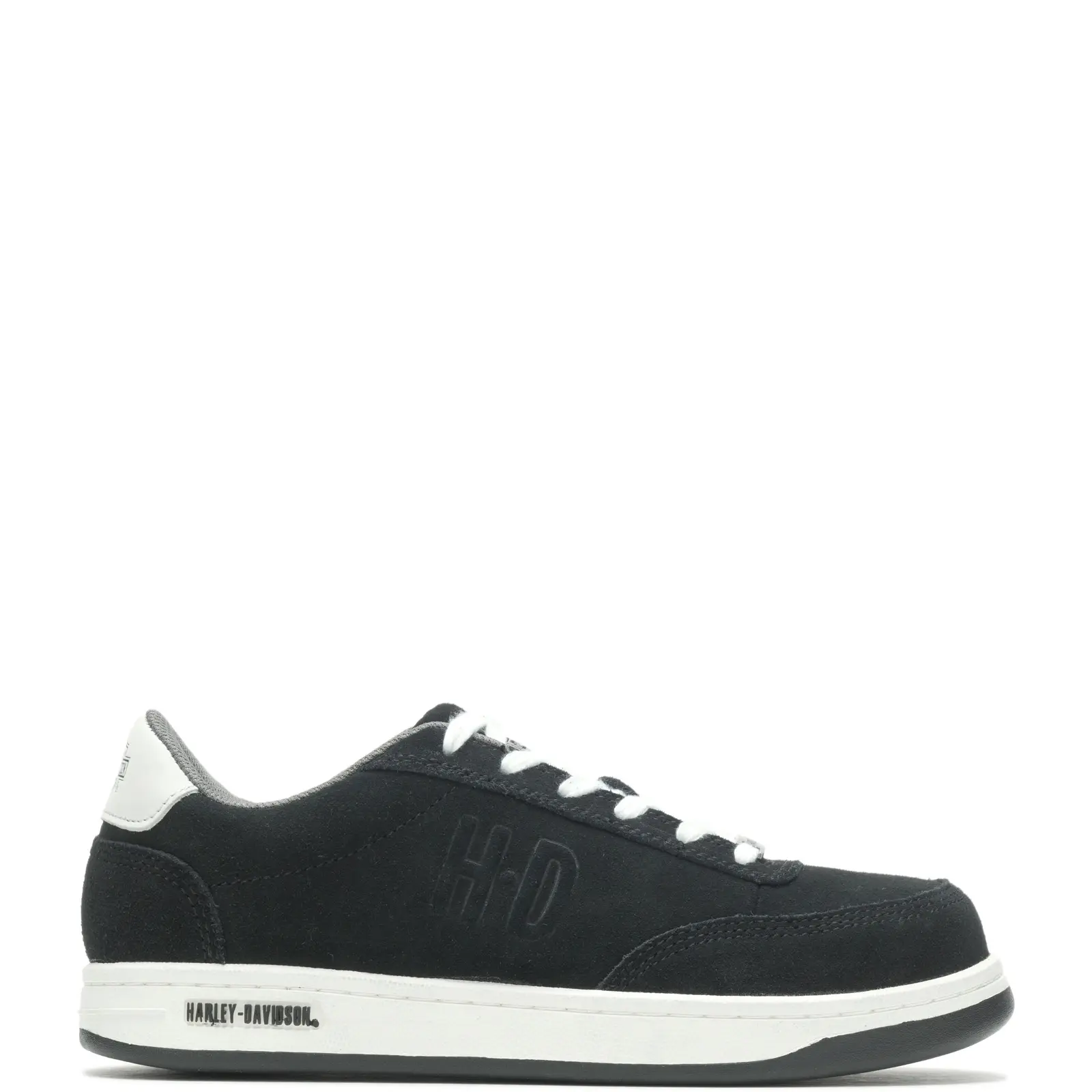 Harley-Davidson Static Steel Toe Suede Mens Black Athletic Work Shoes