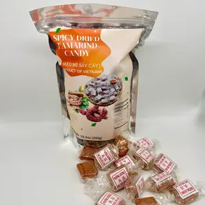 Spicy Dried Tamarind Candy 10.5oz - Kẹo Me Sấy Cay 300g - Sweet Candy from Vietnam