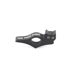 SMALL "One meow page!" Black Cat Book Page Holder Reading Aid for One-Handed Reading Relieve Hand Strain Ideal Gifts for Book Lovers & Readers Made in USA Lightweight Portable Compact Design