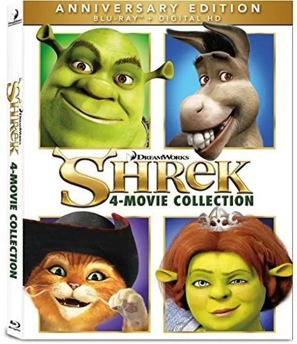Shrek 4-Movie Collection  [BLU-RAY MOVIE] Boxed Set, Pan & Scan