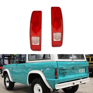 2pcs Tail lamps  Light Lenses Pair Set Lens Only For 1967 1968 1969 1970 1971 1972 Ford Truck F100/250/350 E100,Replace OEM C7TZ-13450-E & F