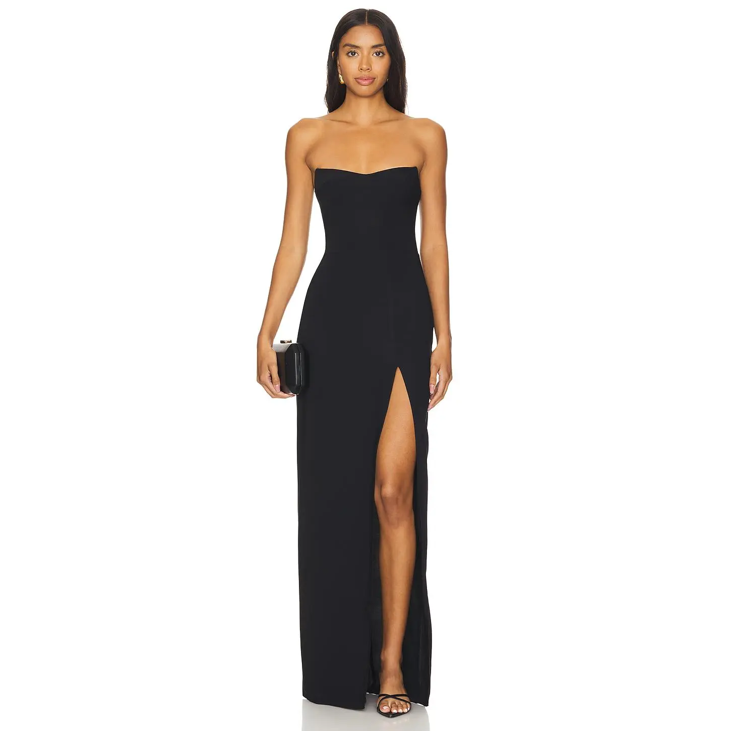 Amanda Uprichard x REVOLVE Ivy Gown in Black