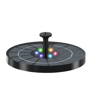 Solar Light Fountain Outdoor Solar Pond Pump with 8 Effects Solar Water Pump Solar Floating Fountain Pump Garden Bird Bath Garden Fountains
