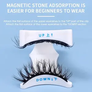 Portable Magnetic Eyelash Curler, Natural Lash Lift, Long-Lasting Hold, Anti-Sag Tool, Easy-To-Use Makeup Accessory