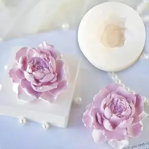 3D Jasmine Flower Shaped Silicone Mold, 1 Count DIY Candle Mold, Soap Mold, Handmade Pendant Decoration Aromatherapy Candle Mold, Handmade Crafts