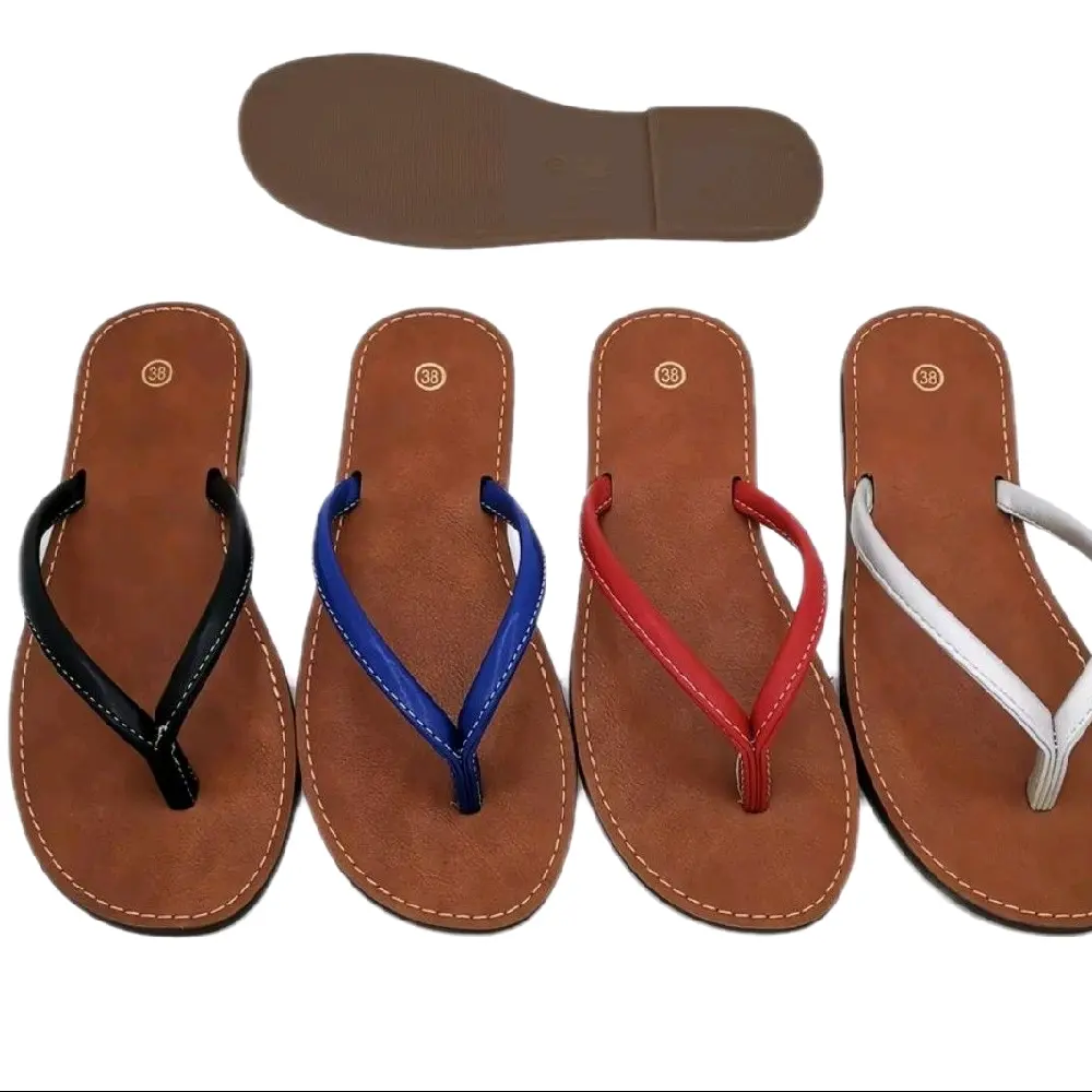 Women's Footwear, 24-Pair Flip Flop Sandals Bundle - 4 Styles, Mixed Sizes & Colors