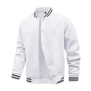 Wizoat Mens Varsity Jacket Lightweight Jacket Causal Waffle Letterman Bomber Jackets