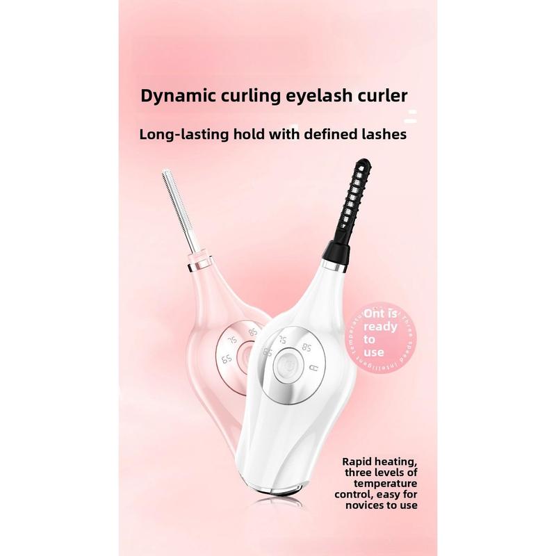 Three-in-one multi-temperature adjustment, anti-scald design, long-lasting curl, fast heating, creates naturally curled eyelashes, a professional eye makeup tool suitable for women and girls.
