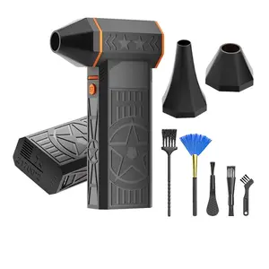 Powerful Fan Turbine Blade Blower Air Compressor, Handheld Portable Blower, Strong Wind Compact Design, Multi-Purpose Car Home Camping, Safe Portable Gift