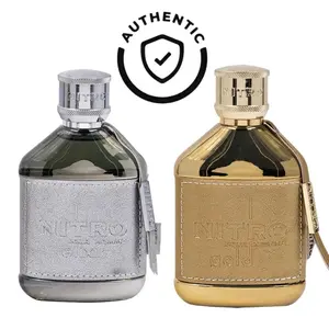 Dumont Nitro Bundle | Nitro Elixir Extrait De Parfum 3.4oz 100ML | Nitro Gold Extrait De Parfum 3.4oz 100ML | Authenticity Guaranteed Made in UAE