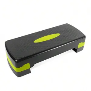 Aerobic Exercise Step Platform, Black and Yellow