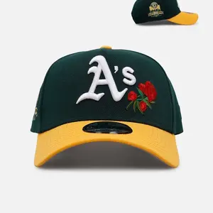OAKLAND ATHLETICS 'ROSE EMBLEM' 9FORTY A-FRAME SNAPBACK CAP