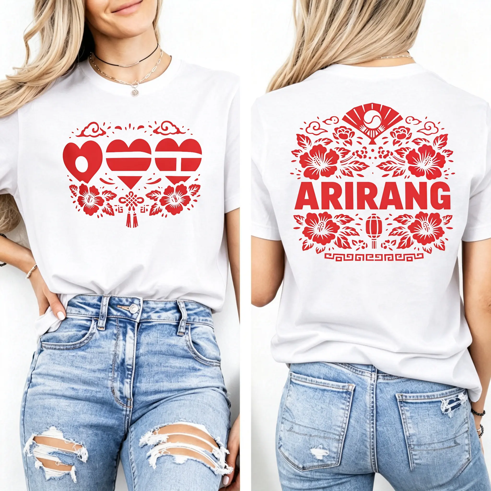 Retro Bangtan Boys Korean Concert T-Shirt Unisex Cotton Tee, Army Fan Gifts, Arirang World Tour 2026 T Shirt