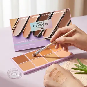 Multi-Color Matte Gradient Concealer, Skin Tone Corrector, Light Color, Medium Color, Dark Color, Fine Texture, Lightweight Fit, Natural Transparent Finish, Concealer Recommendations