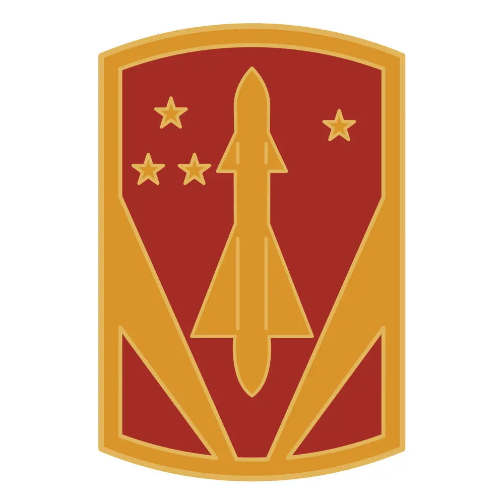 CSIB Vinyl Sticker - 31st Air Defense Artillery Brigade Badge Decal, 5" h x 3 1/4" w, for Military Decor