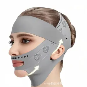 Lifting and Firming Double Chin Sleep Mask Anti-Sagging Breathable Bandage Improves Facial Forehead Lines and Nasolabial Folds