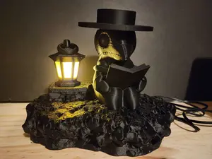 Plague Doctor Night Lamp - Gothic- Perfect for Bedroom