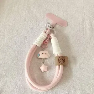 Mobile Phone Wrist Strap - Anti-Lost Adjustable Secure Grip Lanyard Smartphone Star Aesthetic Cellphone