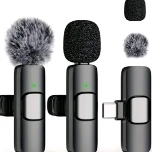 Clip-on Wireless Microphone for Clear Audio Quality and Easy Setup