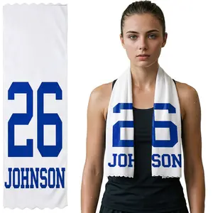 Personalized Sport Towel Rally Pitching Towel Customized Sports Towel Gift For Football Player Gift For Baseball Player Athletic Towel Large Size:13*40 Inches