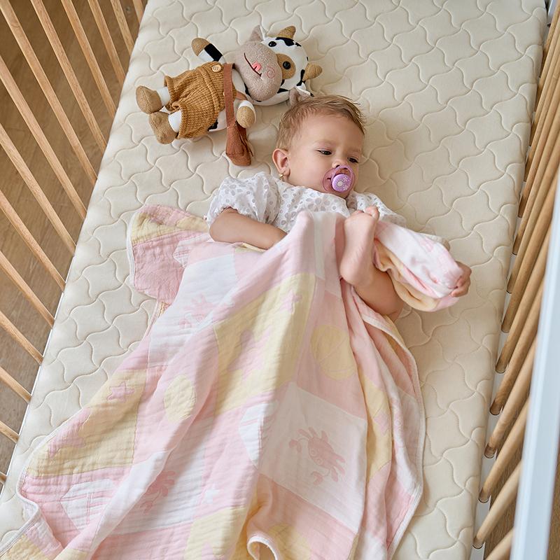 Hulala Hypoallergenic Versatile Soft Baby Blanket, Moisture-Wicking Breathable Blanket, Soft Gentle Delicate Touch, Hypoallergenic Baby Safe, Washable Jacquard Patterns, Versatile Multi-Purpose Use, Charming Practical Gift