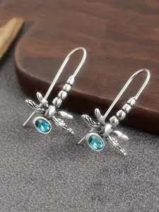 Trendy Ethnic Bridal Dangle Earrings, Beautiful Twisted Mesh Design, Women's Vintage Wedding Jewelry with Synthetic Zircon Rhombus, High Quality Earrings