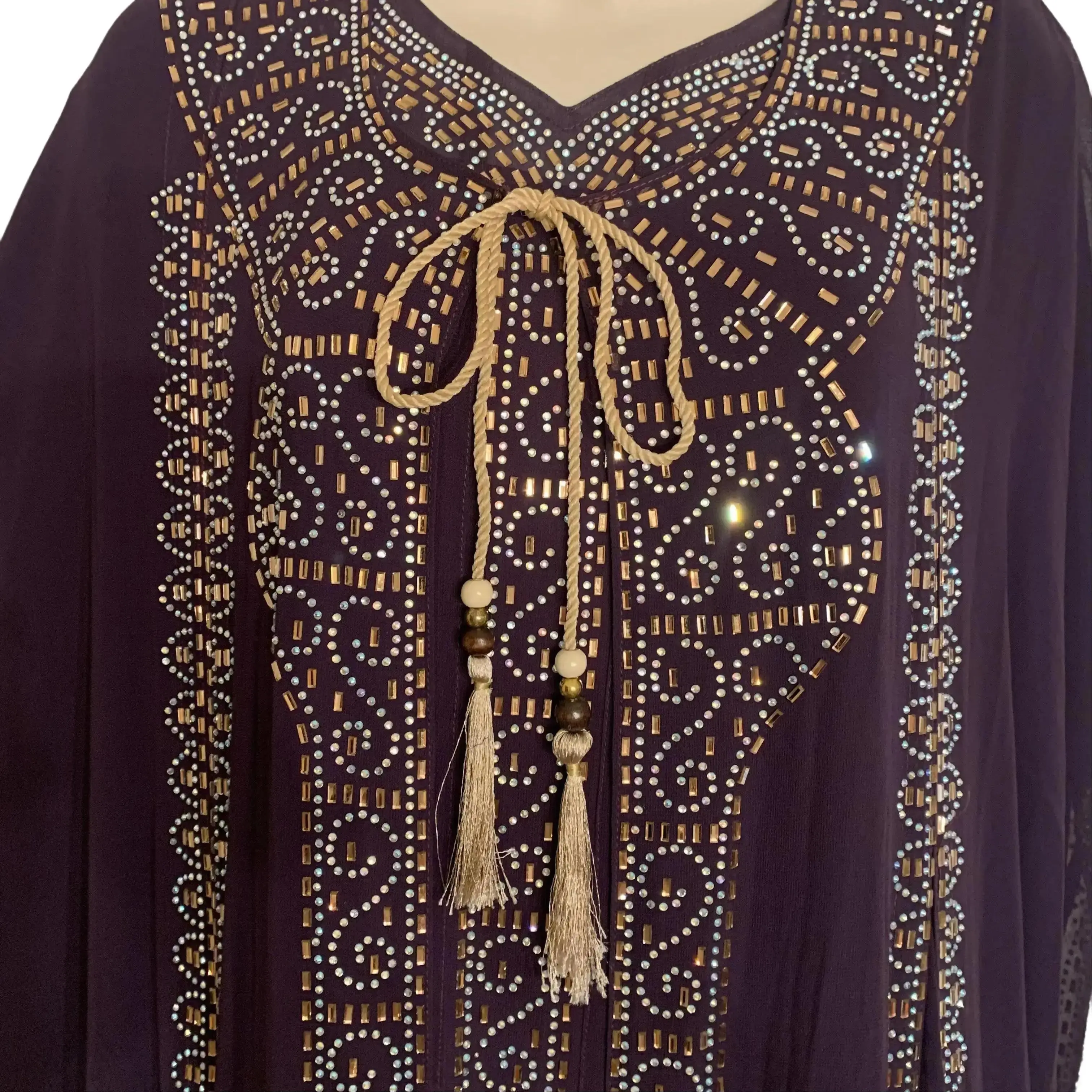 Beautiful beaded abaya