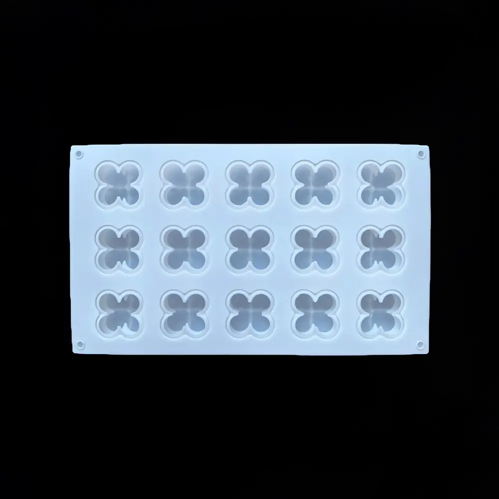 1pc 15-Hole Silicone Candle Mold, DIY 3D Bubble Soap Mold, Non-Stick Cube Soap Mold, Ideal for Scented Candles, Soaps, Crafts, Candle Molds for Candle Making
