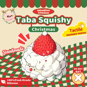 wenqingsquishy - Santa Claus [Handmade TabaSquishy] [full silicone rebom squishy] [Fidget Toy] [Squishy Toy] [174g]