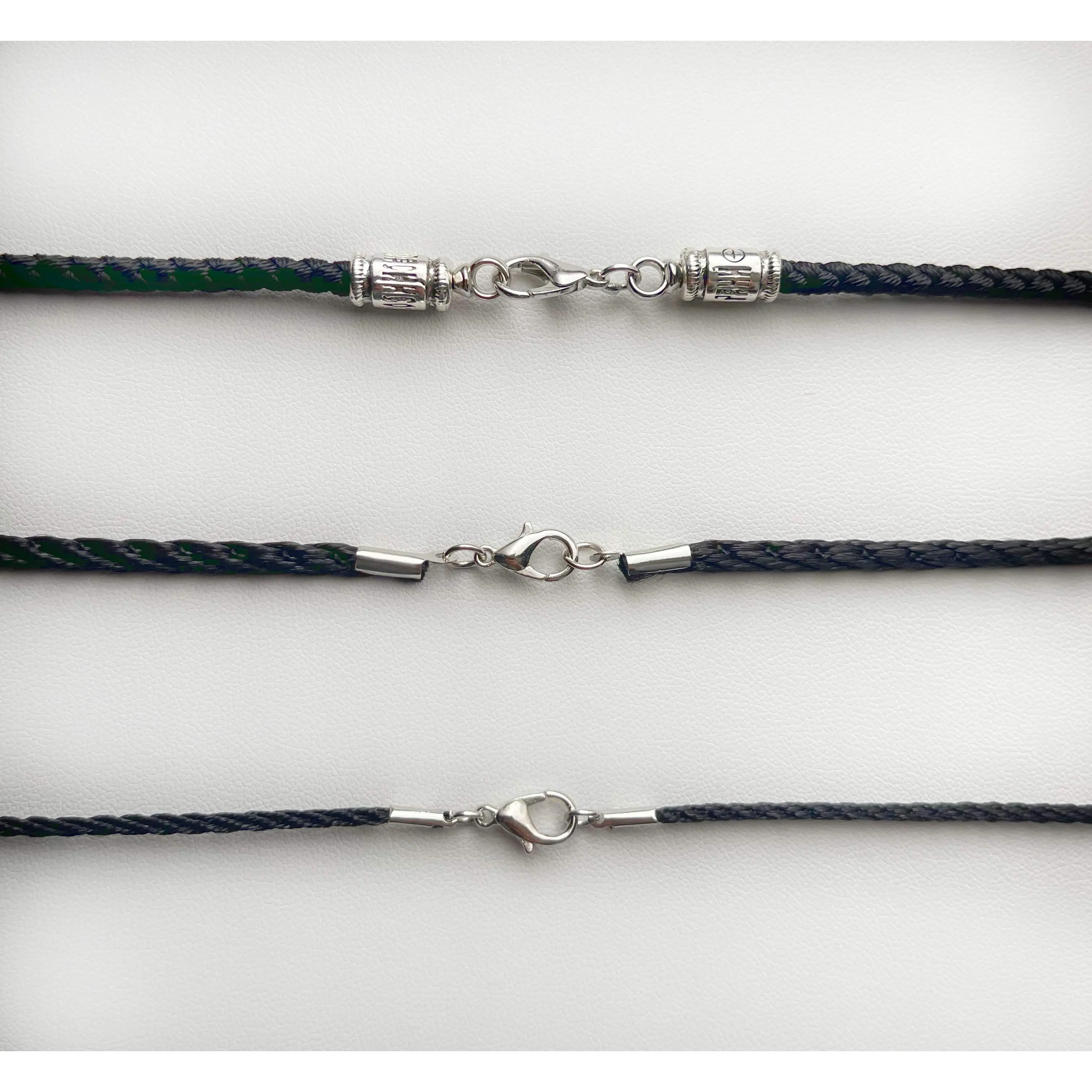 Black Rope Necklace Cord for Cross