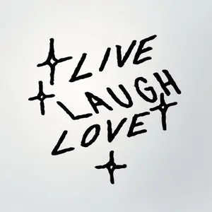 Live Laugh Love Temporary Tattoo