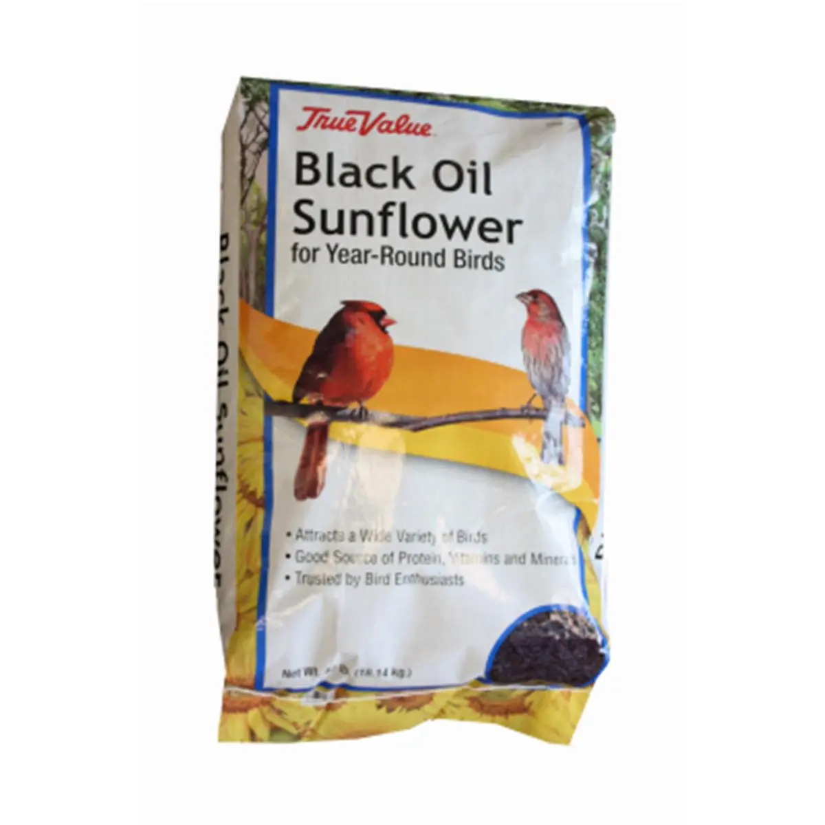 JRK Seed & Turf Supply True Value 40 lbs Sunflower Bird Seed, Backyard Feeding Bird Supplies