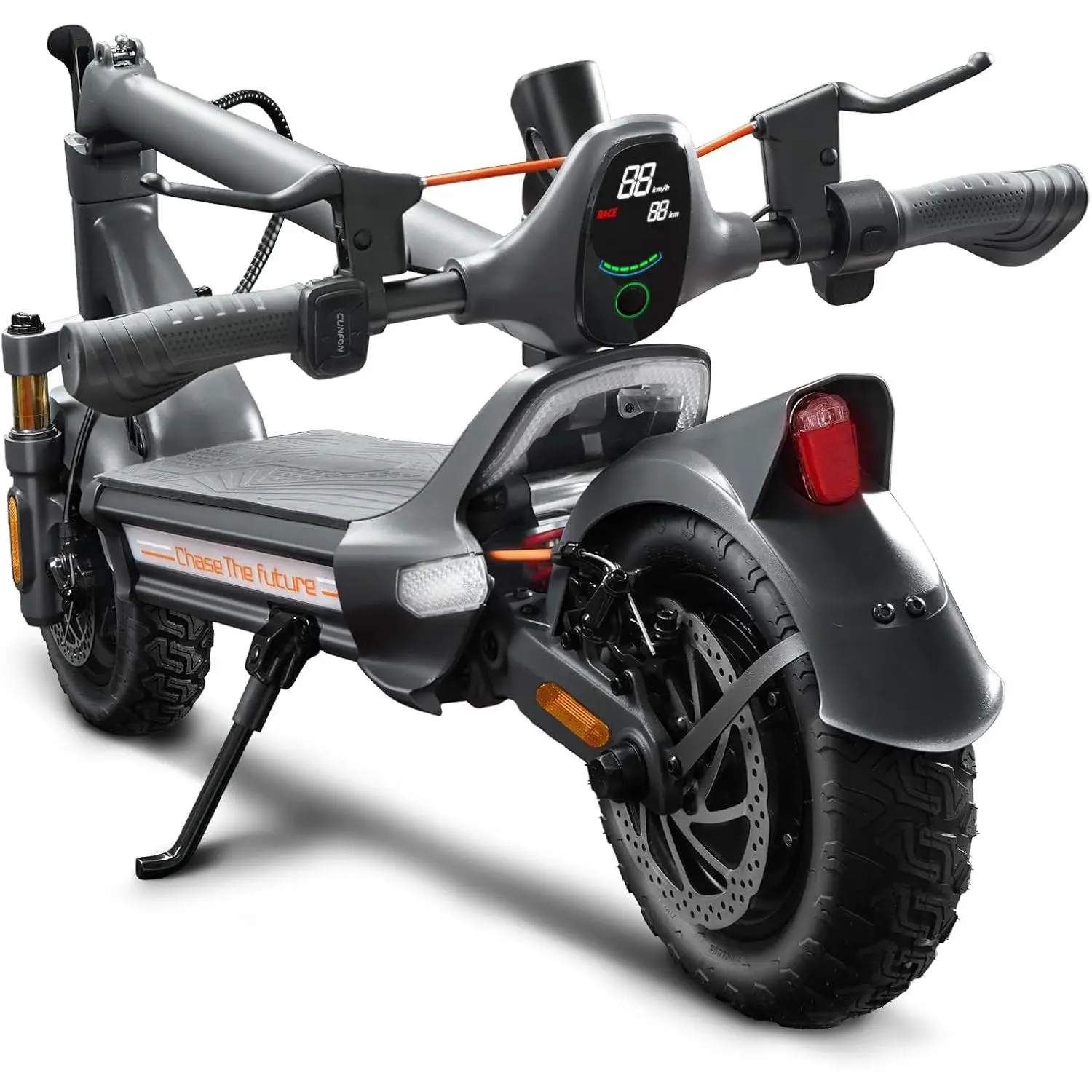 🏆 1200W OFF-ROAD E-SCOOTER| 31MPH & 50 Mi Range| 10.5" Tires + Dual Brakes/Suspension| Commute or Trail