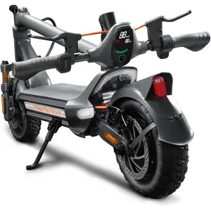 🏆 1200W OFF-ROAD E-SCOOTER| 31MPH & 50 Mi Range| 10.5" Tires + Dual Brakes/Suspension| Commute or Trail