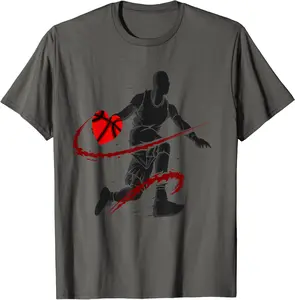 Great Basketball Valentine's Day Teacher, Boys and Girls T-Shirt - Emmacole Shop BSLB08VHPVSP6